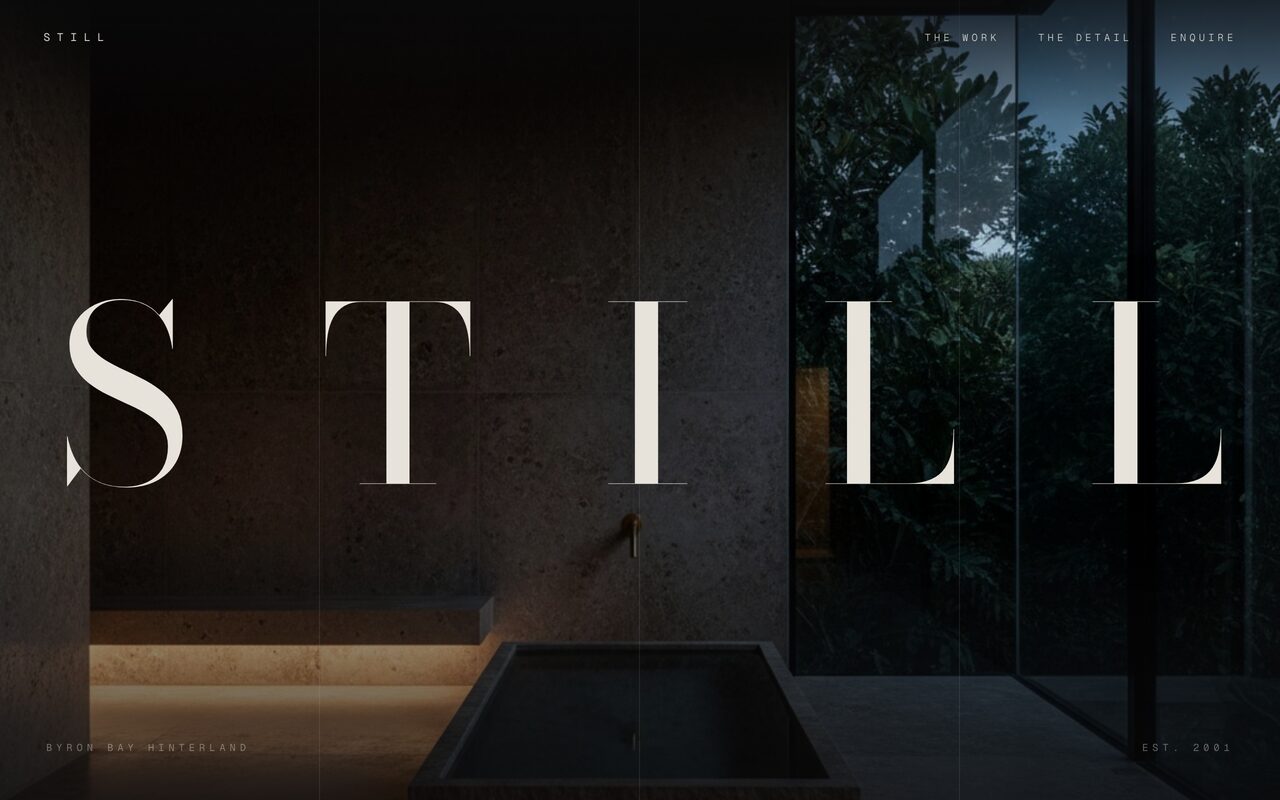 Still website, desktop