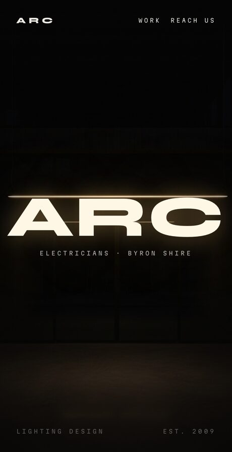 ARC website on a phone